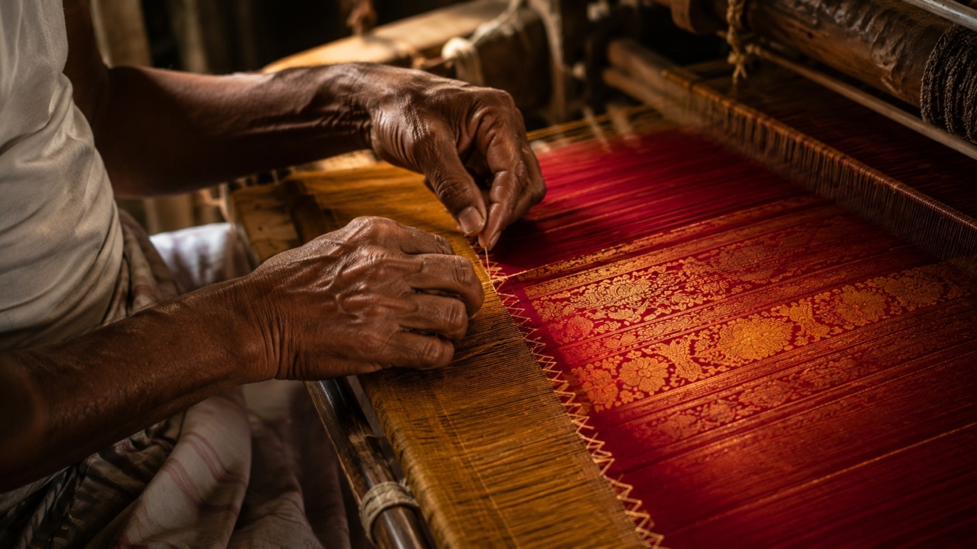 4 Fascinating Weaving Secrets of Authentic Gadwal Sarees