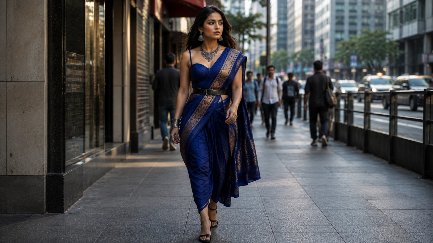 3 Genius Modern Ways to Style Gadwal Silks Saree