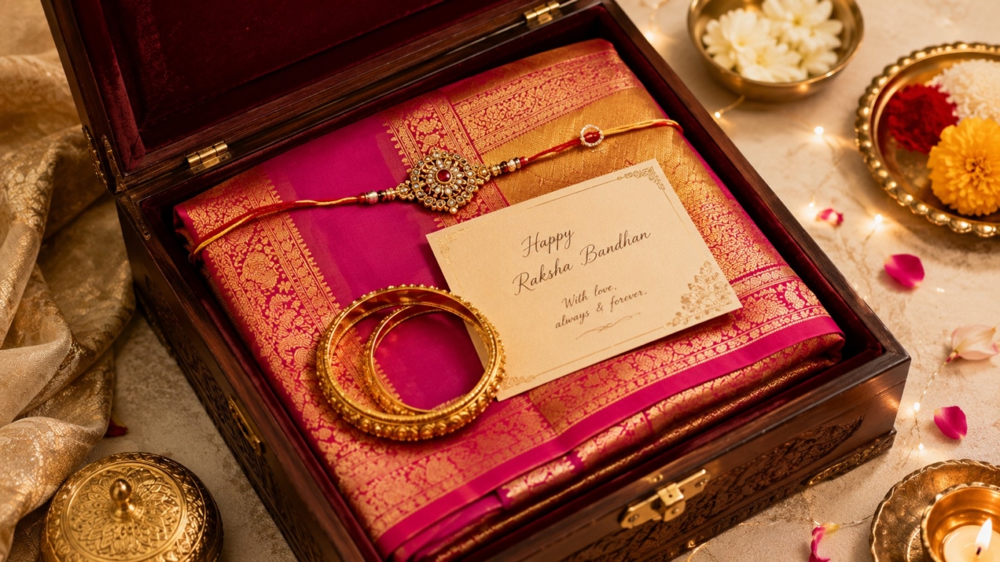 Raksha Bandhan Sarees – Top 5 Unforgettable Ultimate Gift Guide