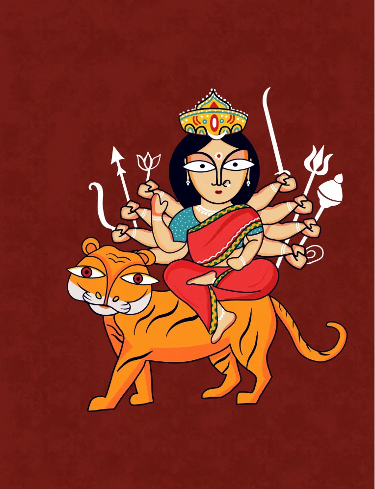 The term Navratri translates directly to "nine nights."